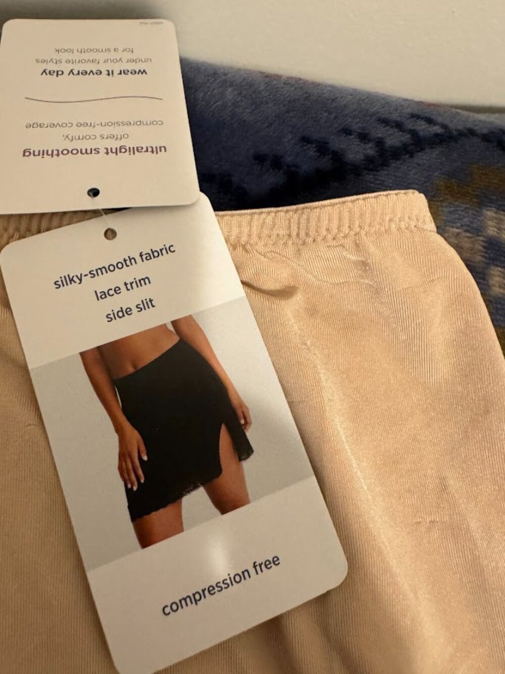 jockey ultralight smoothing half slip size xl beige - Picture 3 of 4